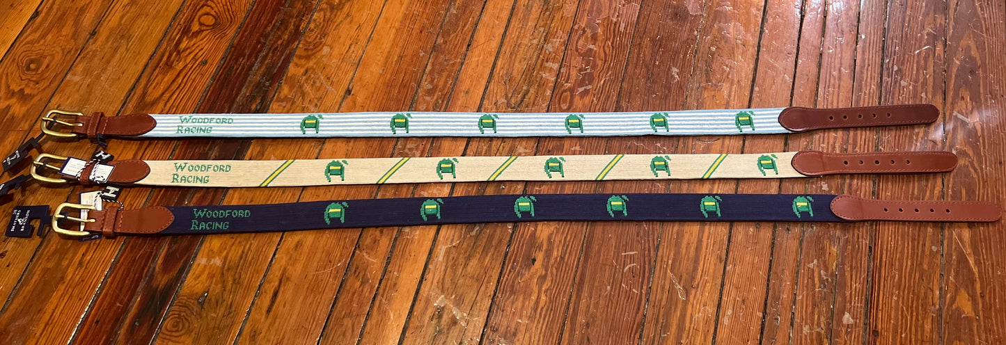 Woodford Racing Needlepoint Belt